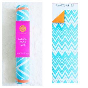 PRICE FIRM Blue Print Yoga Mat Pattern Yoga Mat